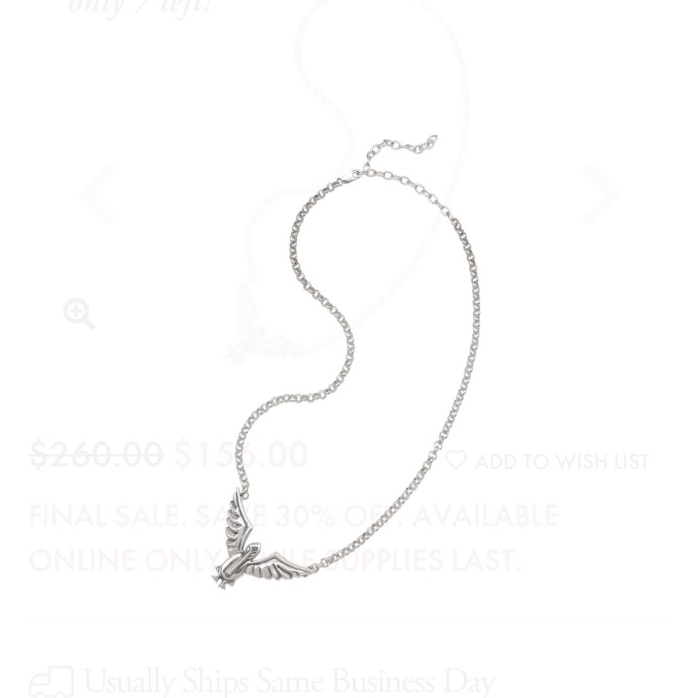 NOLA Pelican Chain Necklace by iconic designer, Mignon Faget
